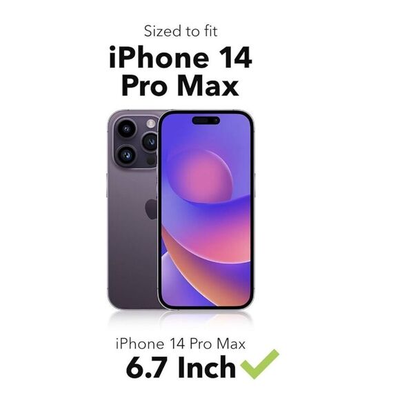 Zagg invisible Shield glass elite Visionguard iPhone 14 Pro Max Protector - Picture 4 of 5